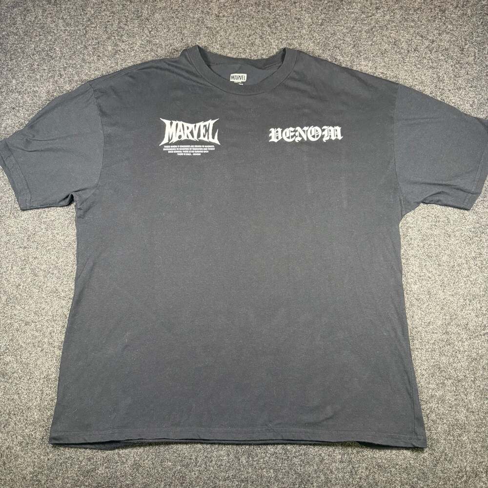 Marvel Venom Graphic T-Shirt Black Short Sleeve Crewneck